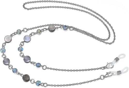 Chaîne de lunettes pour femmes,chaîne de lunettes et porte-masque Cordon de lunettes pour femmes et hommes Lunettes de soleil