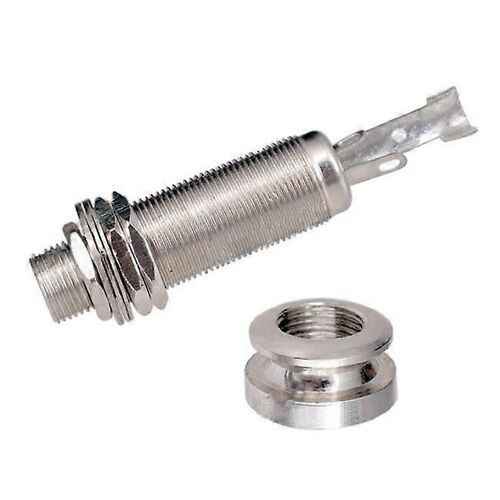 A1347 1 Pièce Guitare Basse Fin Broche Sortie 1/4 Pouce Mono Ou Stéréo Applications Argent