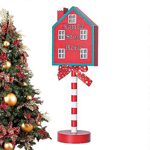 Noël Led Lumière Signes Verticaux Avec Led Lumière Pour Noël Lampe De Bureau Signe Arrêt Ornement Noël Lampe De Bureau C
