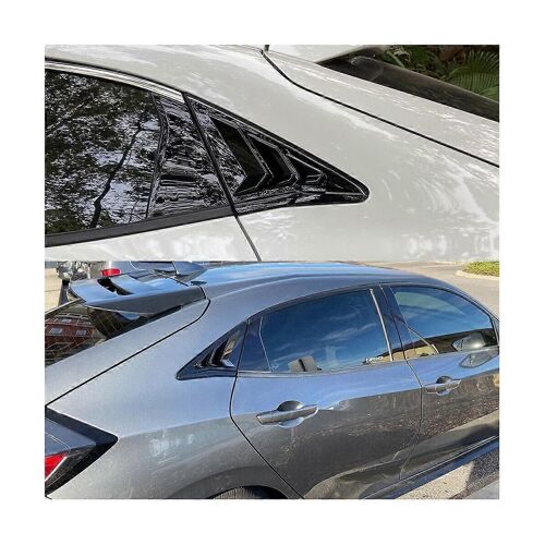Pour Type R Hatchback 2017-2020 Vitre D'aération Latérale Arrière Couver Couvercle Triangulaire Fenêtre Garniture Accessorie