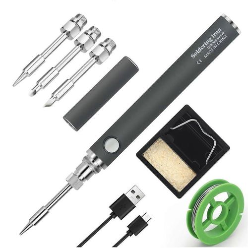 Kit de fer à souder sans fil Stylo à souder à température réglable,T de soudage électronique rechargeable