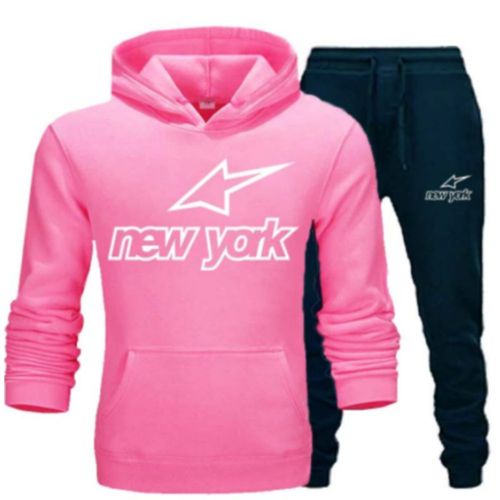 Jogging Enfant Unisexe New York Etoile Rose (Npz)