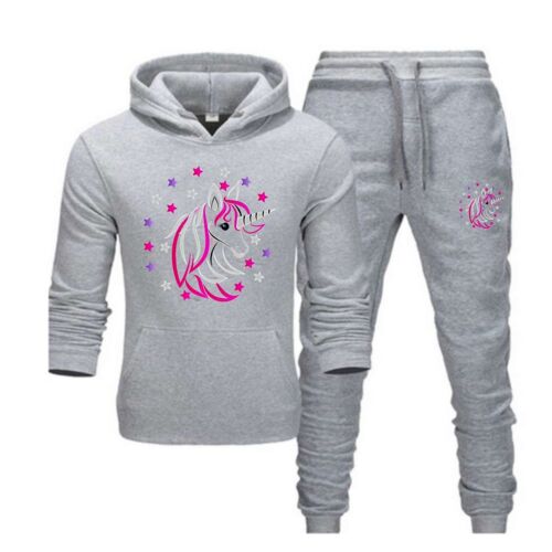 Jogging Enfant Fille Licorne Gris (Licorne)