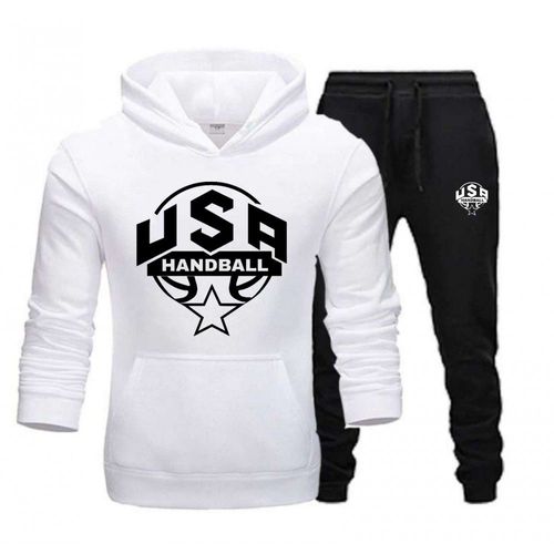 Jogging Survêtement Handball Enfant Blanc (Npz)