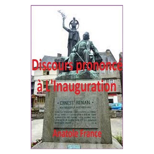 Discour Prononce A L'inauguration