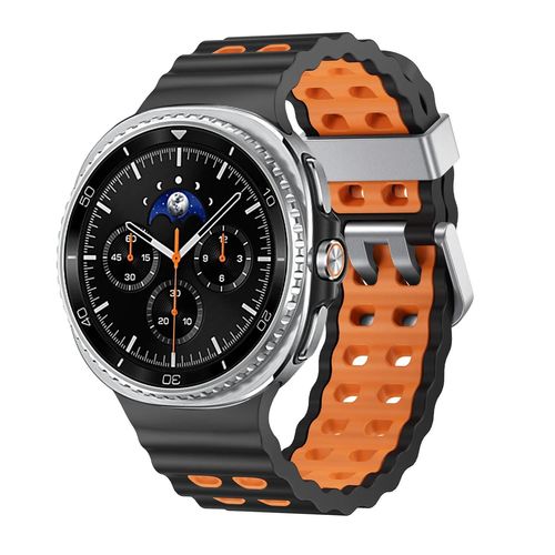 Kafol-Bracelet Marin Pour Samsung Galaxy Watch 8/8,Bracelet De Sport Classique Respirant Pour Galaxy Watch 8 40/44mm,Bracelet En Silicone Bicolore,For Galaxy 8 40 44mm,Bos