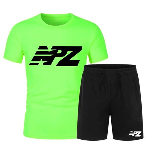Ensemble Maillot Et Short De Football Npz Homme Vert Fluo (Taille Xxl,Couleur Vert)