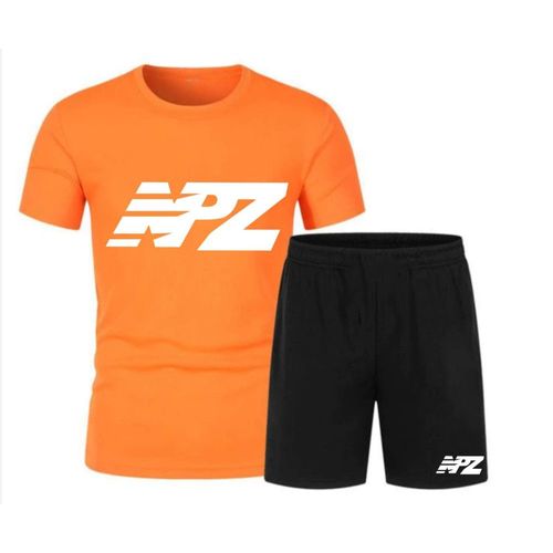 Ensemble Short Et Maillot De Foot Npz Homme Orange Fluo (Taille L,Couleur Orange)