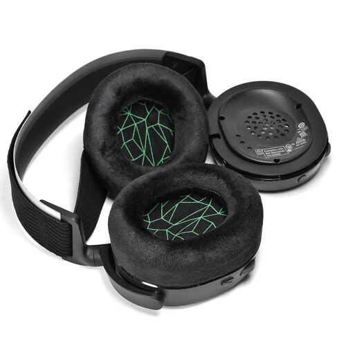 Coussinets d'oreille pour SteelSeries Arctis Prime/1/3/5/7/9/9X/Pro Vert