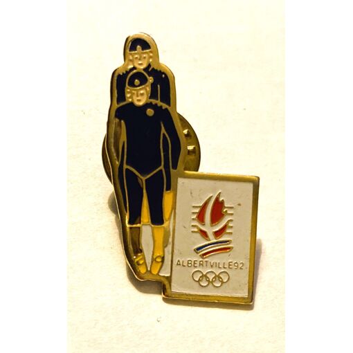 Pin's GASPARD ALBERTVILLE 92 JO siglé COJO 1991 - Collection