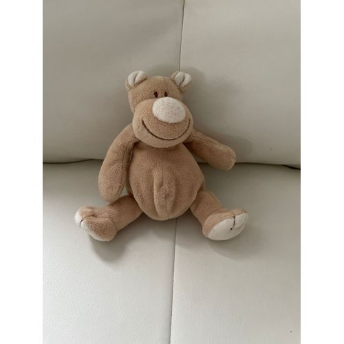 Doudou Peluche Beige Jollybaby Musical Hippopotame Ours Petit Model