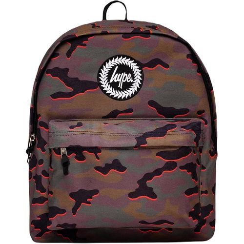 Khaki Orange Pop Camo Sac À Dos, Multicolore, Taille Unique Mixte