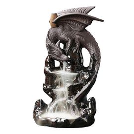 Cascade Brûleur Céramique Dragon Décoratif Jeu Mixte Cône Cascade Fumer