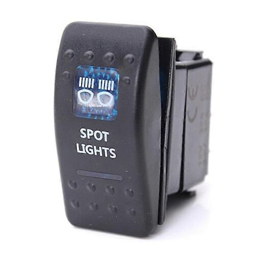 Voiture Bateau Carling Double Led Rétro-Éclairage Interrupteur Spst On-Off 12/24v 10a 3