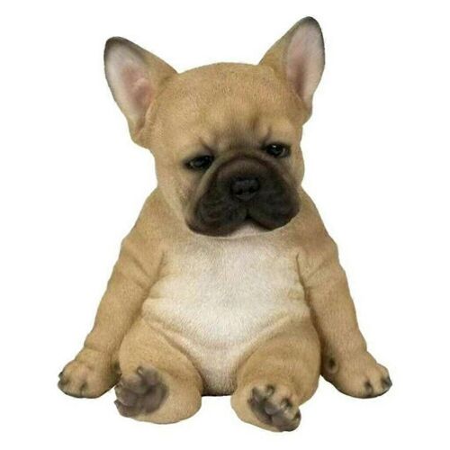 Bouledogue Français Sculpture ornement chien Statue Figurine jardin extérieur Decor cadeau - chien assis