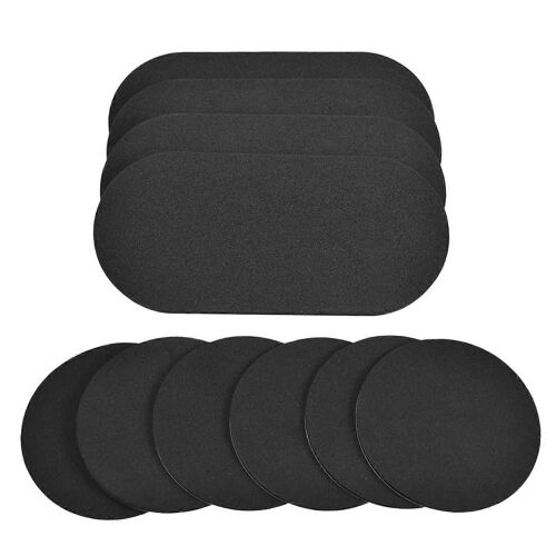 10pack Patch De Grosse Caisse, Patchs De Pédale Et Pads De Batterie, Tambour Adhésif Durable Et Fort De Temps De L'eau