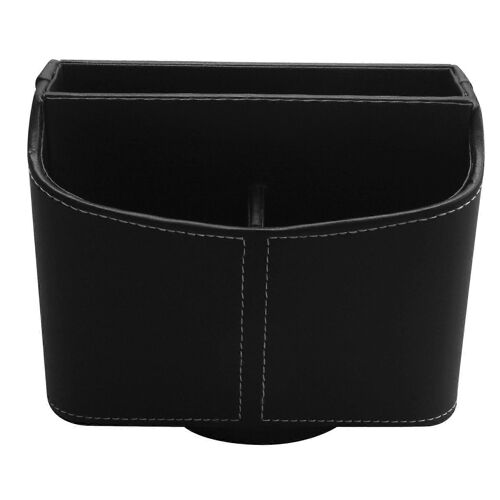 Support de télécommande en cuir, télécommande TV de bureau tournant, organisateur de table de chevet pour contrôleur, Medi