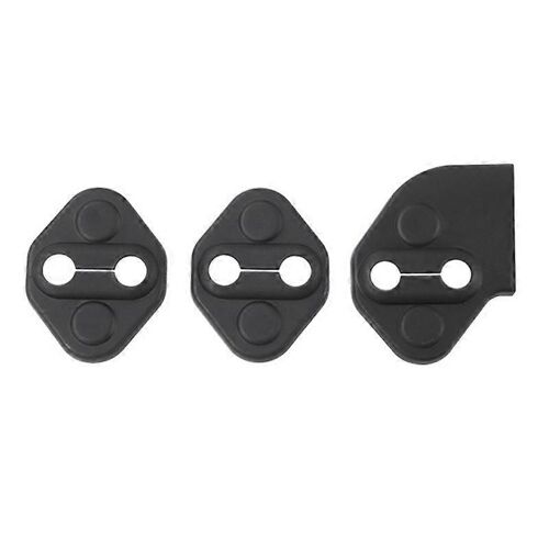 3 pièces pour Jimny 2019 2020 Serrure De Porte De Voiture Décoration Protectrice Couverture Garniture Autocollant Accessoires,Noir