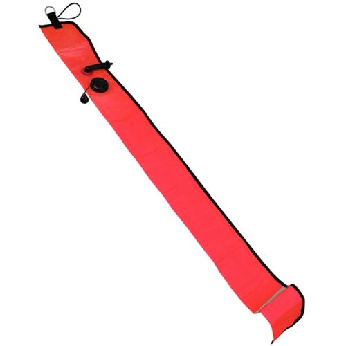 1m Plongée De Plongée Gonflable Surface Signal Marqueur Bouée Visibilité Flotteur Signal Tube Saucisse,Rouge