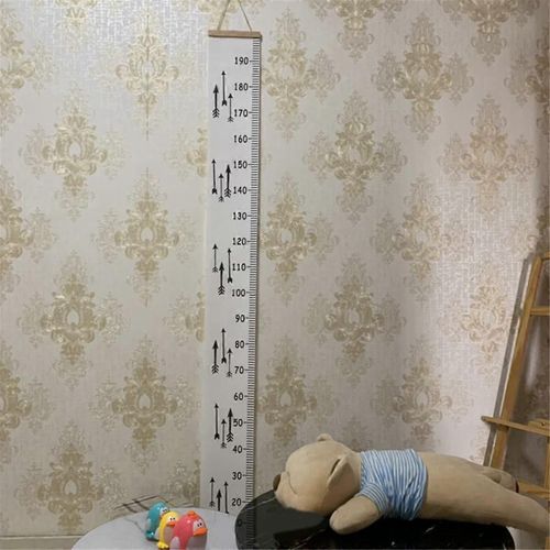 Toise De Croissance Pour Bébé,Règle De Mesure Murale Pour Décoration De Chambre D'enfant,Hauteur Amovible