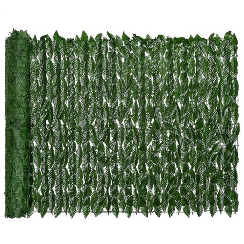 Écran de clôture d'intimité de lierre artificiel 0.5X3M clôture de haies artificielles et fausse feuille de vigne de lierre Decoratio