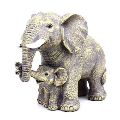 Statue d'éléphant - éléphant Decor - éléphant cadeaux pour les femmes - Home Decor bureau étagère TV Stand
