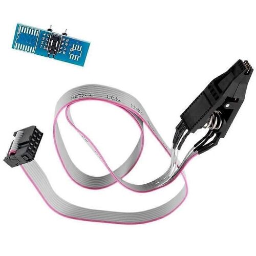 Adaptateur de prise de test pour puce Flash SOIC8 SOP8,programmateur BIOS/24/25/93