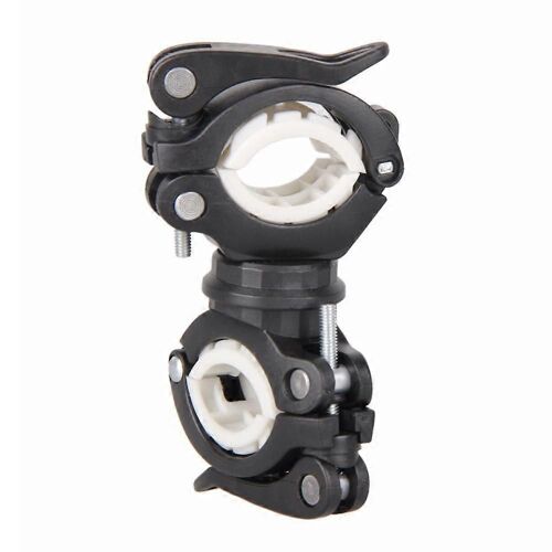 Vélo De Cyclisme Rotatif Lumière Double Support Led Lampe De Poche Avant Lampe Pompe Support De Cintre Bi
