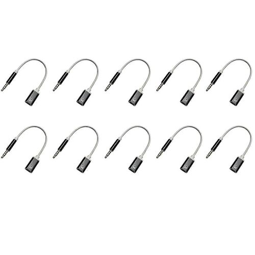 10Pcs Convertisseur De Casque 3.5mm Mâle à Type C Femelle Convertisseur De Casque, Analogique Casque Convertir