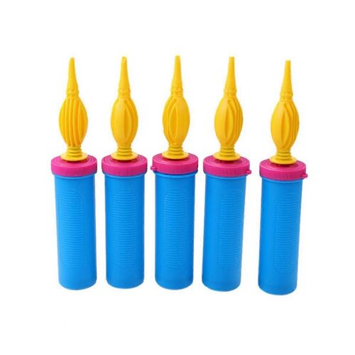 Portable Manuel Ballon Pompe Bidirectionnel Manuel Gonfleur Pour Fête D'anniversaire Décoration De Mariage Bal 5 Pcs