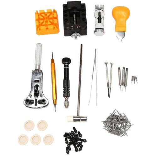 150 pièces Watch Repair Tool Kit Watch Link Pin Remover Shell Opener Spring Bar Remover Watch Batte