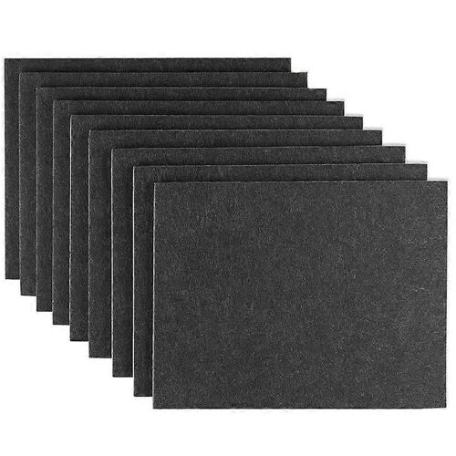 9 pièces 8 pouces x 6 pouces x 1/5 pouce meubles feutre coussinets auto-adhésifs, coussinets de chaise en feutre découpables, un