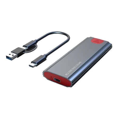 Boîtier SSD M2 M.2 vers USB 3.1 Gen 2 10 Gbit/s NVMe SSD Boîtier pour NVMe PCIE M Key/(B+M) Key SSD, M2