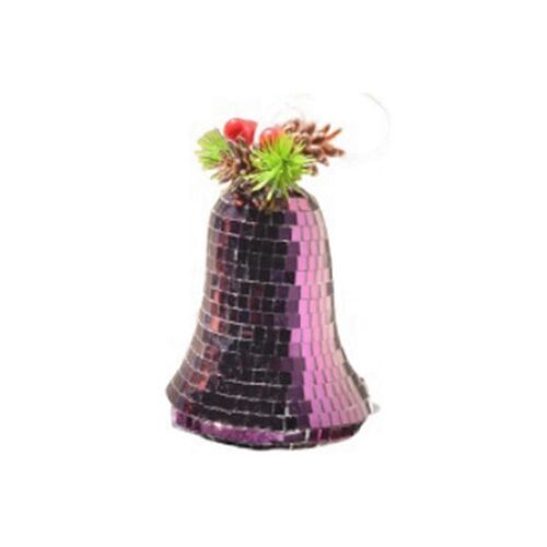 Cloche Cloches de Noël Pendentifs Noël Artisanat Arbre de Noël Cloches suspendues Arbre Décor Nouvel An Cadeaux Violet