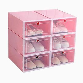 Grande Boîte De Rangement Empilable Pour Le Design Des Ongles, Gel De Couleur, Vernis Gel, Nail Art En Plastique Transparent