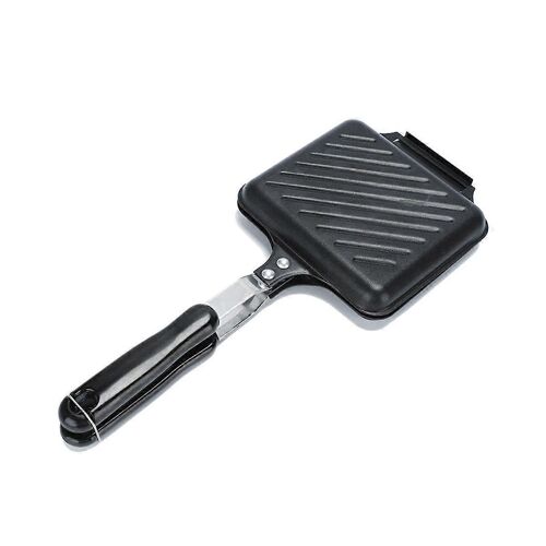 Frying Pan Toast Flip Grill Sandwich Fine Iron Grilled Cheese Maker Rapid Heating Cookware Detachab