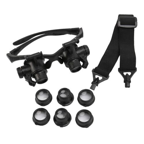 Watch Tools Watch Repair Tool Kit Tête Portant Une Loupe Avec Lumières Led 10x 15x 20x 25x Lou