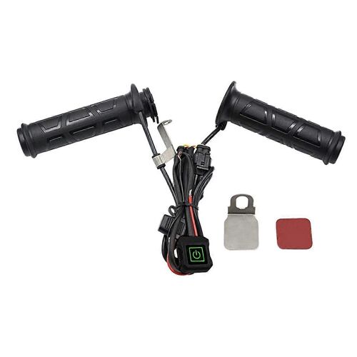 Guidon De Chauffage Électrique De Moto 12v Poignée Chauffante Poignée À Trois Niveaux Thermostat De Moto De Chaleur