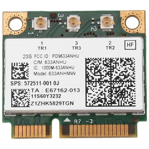 6300AGN 633ANHMW Carte WiFi sans fil Mini Pcie Card 802.11A/G 2.4G+5.0 Ghz pour T410 T420 T430 X220 Y
