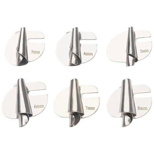 Ensemble de pieds d'ourlet roulé à coudre - [3-8mm] - large pied de pression roulé, pied-de-biche de machine à coudre