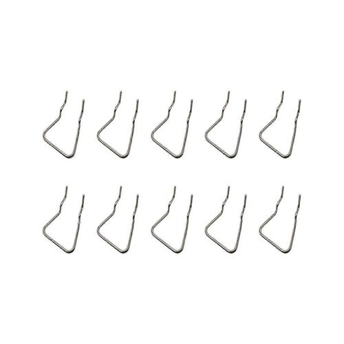Accessoires Étagères Présentoirs Crochets pour Magasin Supermarché Crochet d'outil de suspension murale Crochet en acier inoxydable 10 Pcs