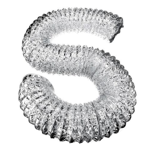 Tuyau de ventilateur de 4 pouces 100mm Pvc Tube de ventilation Tuyau Tuyau Conduit d'évacuation flexible 3 / 2M Syst