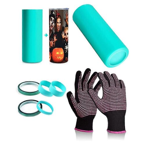 Accessoires De Sublimation-Pour La Sublimation,Bandes Et Manchon En Silicone Pour 20 Gobelets,Ruban Chauffant Pour Su