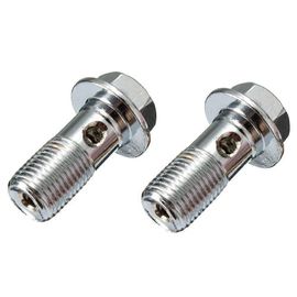 2x Frein En Acier Inoxydable De Moto Banjo M10 X 1,0 Mm Maître-Cylindre D'étrier