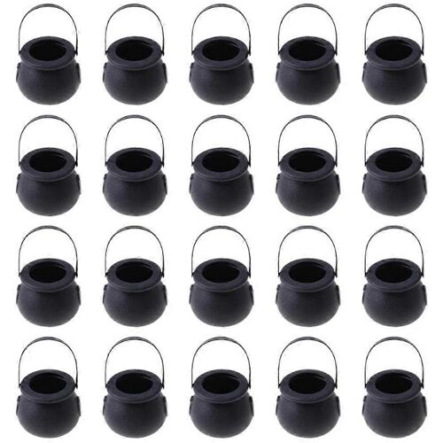 20 Pcs Mini Bouilloires De Bonbons Squelette Chaudron Porte Pot avec Poignée pour Pâques St 's Day Party