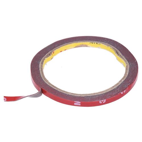 Rouleau De Ruban Adhésif Double Face En Mousse Super Collant Permanent Et Résistant Pour Voiture,Rouge,6 Mm X 3 Mètres