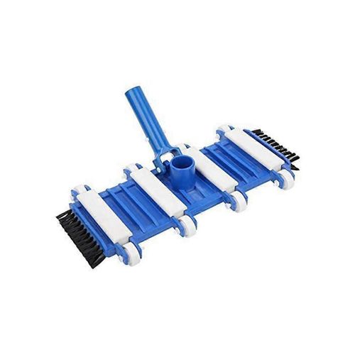 Tête d'aspirateur de piscine avec brosse latérale Roue Plancher mural Étang à poissons Nettoyage du sol de la piscine T