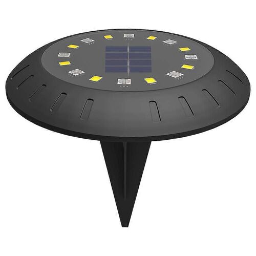 Rgb Solaire Pelouse Cour Led Lampes Solaires Enterré Solaire Jardin Lumière Imperméable À L'eau En Plein Air Sous Sol Spot