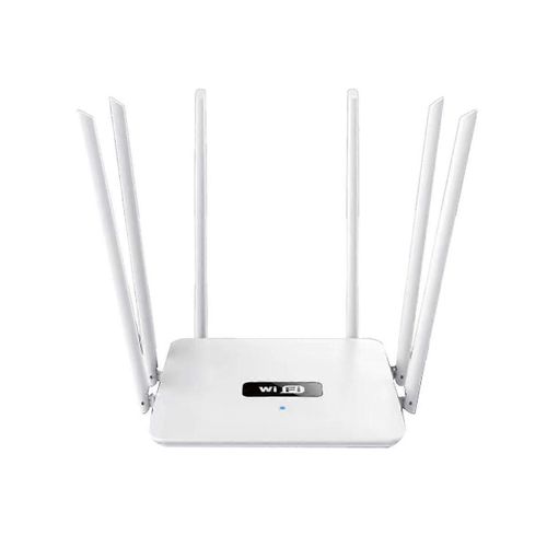 6 Antennes Routeur WiFi Routeur Sans Fil 2.4G 300Mbps / Mode Numérotation Répéteur Wifi 6 Antennes à gain élevé f
