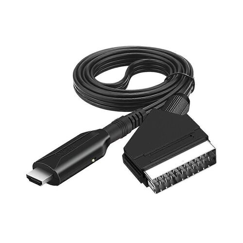 Adaptateur audio vidéo professionnel de convertisseur de câble compatible de péritel à -compatible pour HD TV DVD Gam